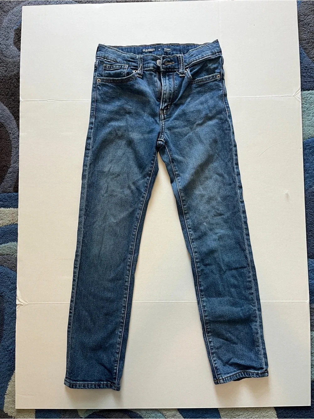 Old Navy Boys Slim Straight Jeans in Blue Denim size 10 Skinny